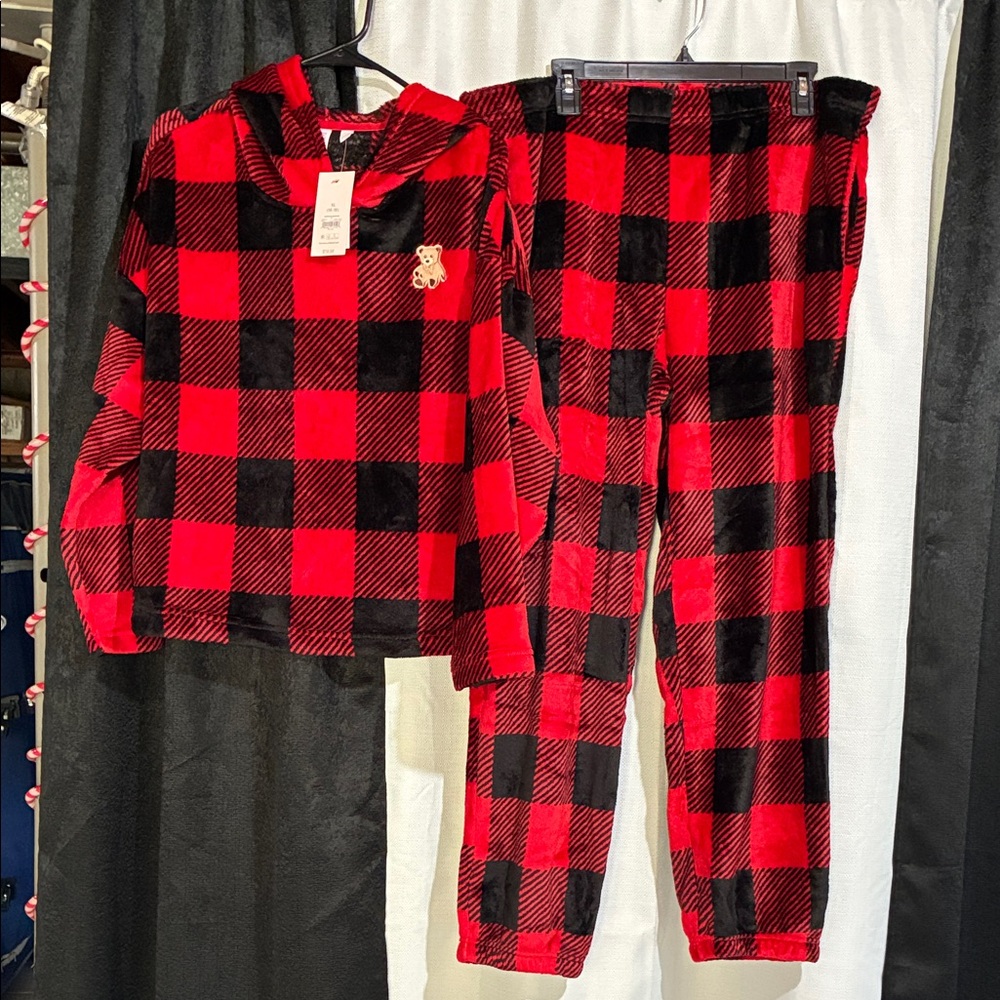 Cozy Red and Black Plaid Pajamas